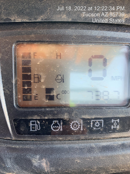 2022 Kubota RTV-X1140W-H Plastic Canopy, Windshield Acrylic Clear, LED Strobe Light, Wire Harness Kit, Back up Alarm