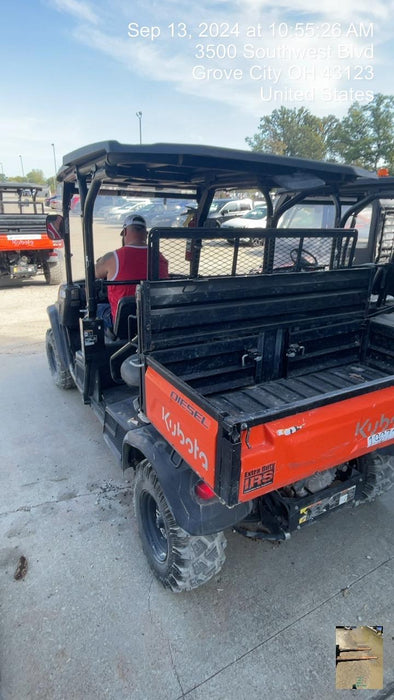 2022 Kubota RTV-X1140W-H Plastic Canopy, Windshield Acrylic Clear, LED Strobe Light, Wire Harness Kit, Back up Alarm