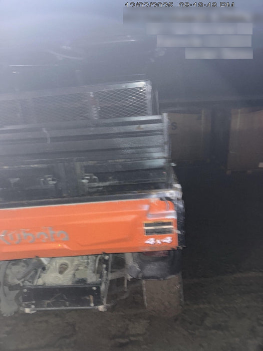 2021 Kubota RTV-X1140W-H Plastic Canopy, Windshield Acrylic Clear, LED Strobe Light, Wire Harness Kit, Back up Alarm