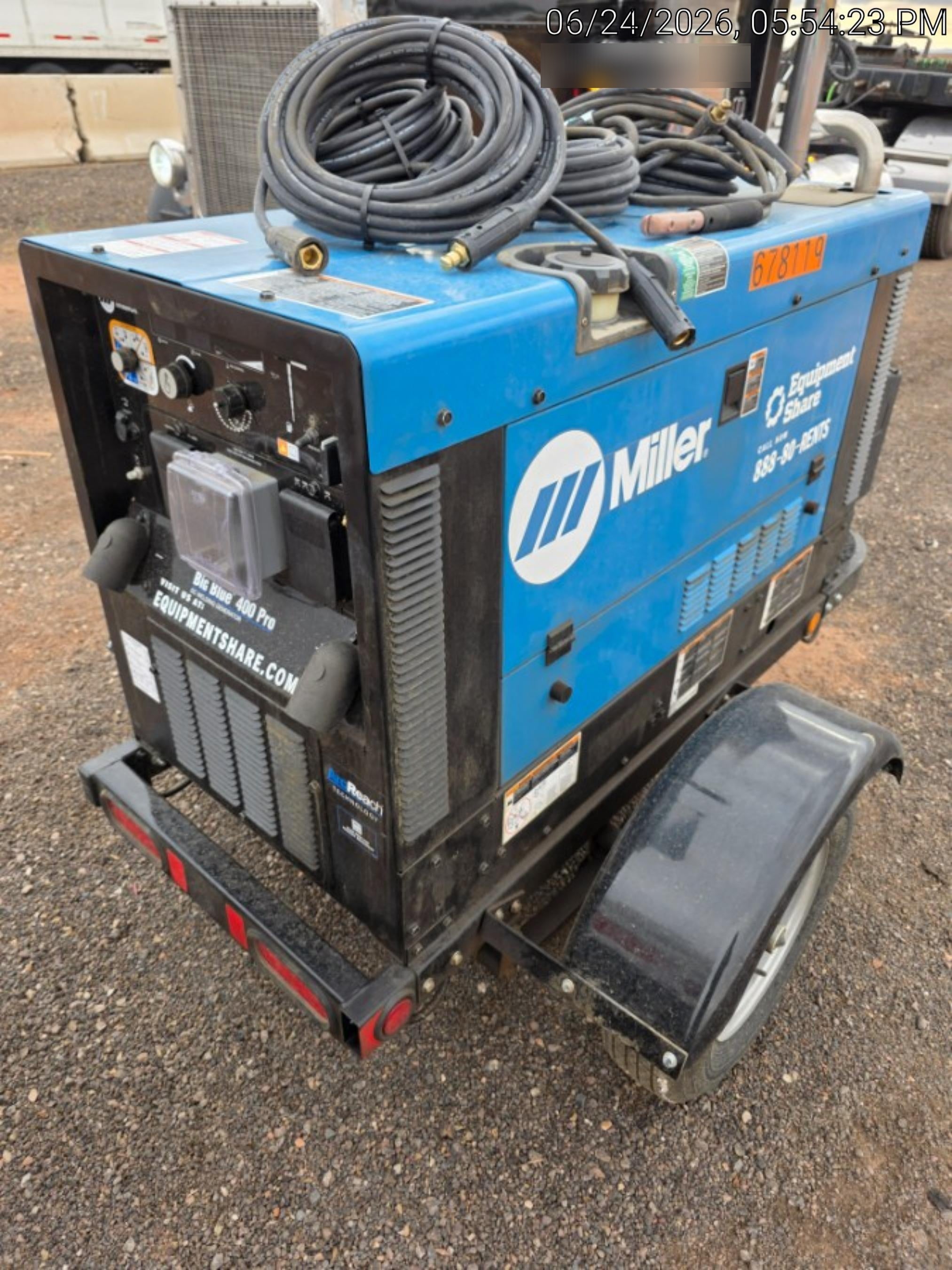 2026 MILLER ELECTRIC BIG BLUE 400