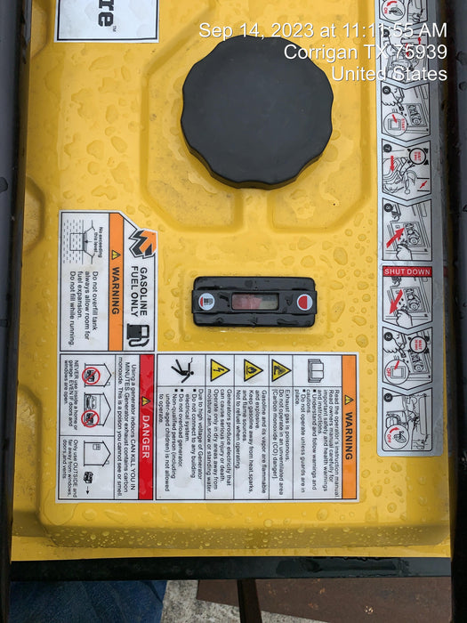 2023 Atlas Copco P6500W 5.5kW, AC390FD Gasoline Engine, Wheel & Handle Kit, (2) 120V Duplex 15A + (1) 120/240V 30A Twist Lock