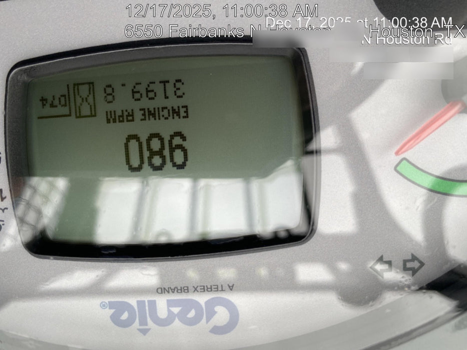 2019 Genie GTH-636 Canopy, Solid RT Tires, LED Work Lights, Beacon 60" QA Carriage, 48" Forks