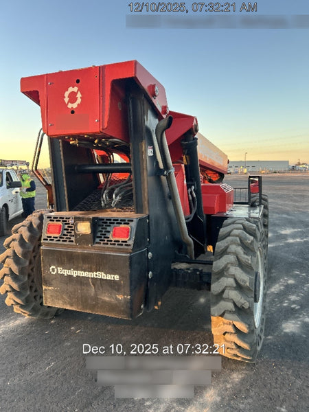 2019 Manitou MTA8044 74hp T4F, Cab/Heat/Air, Cab and Boom LED work lights, Auxiliary Hydraulics, Solid Tires, Amber strobe, Lift Hook 66" Carriage, 60" Forks