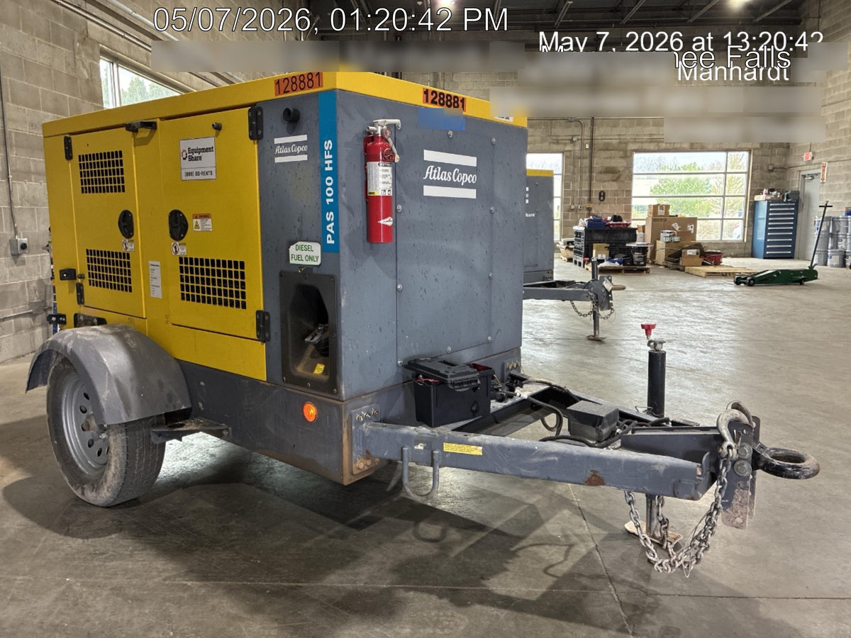 2020 ATLAS COPCO PAS 100 HF CS Enclosed