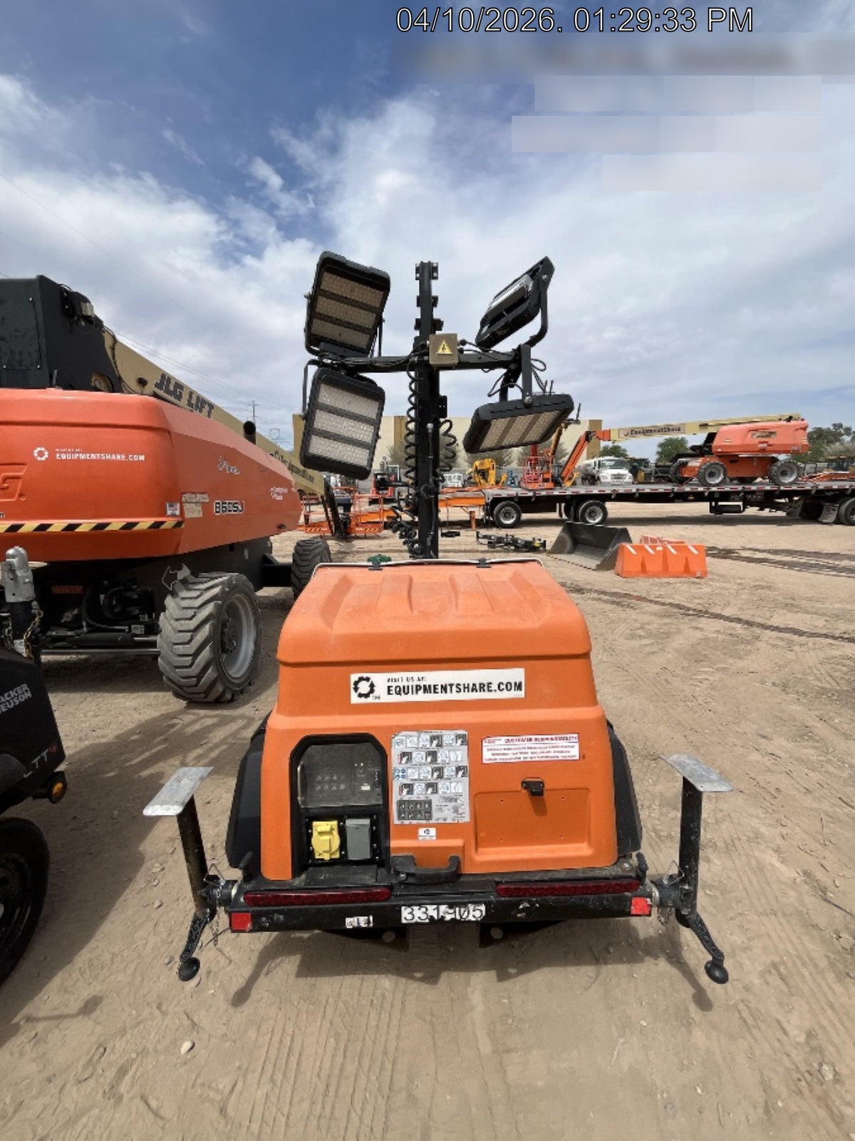 2023 Generac MLT2 Diesel, Flex Switch 120V Input, Powerzone Controller, (4) 320W LED Lights, 4kW Generator, 39.9 Gal Fuel Tank, 2" Ball, T3