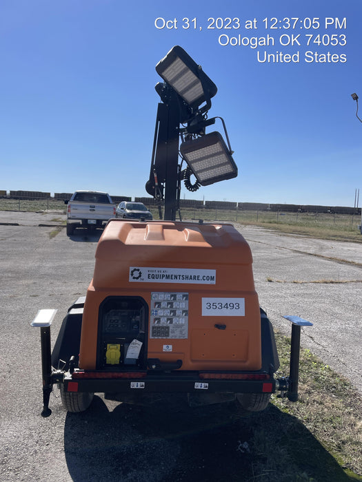 2023 Generac MLT2 Diesel, Flex Switch 120V Input, Powerzone Controller, (4) 320W LED Lights, 4kW Generator, 39.9 Gal Fuel Tank, 2" Ball, T3