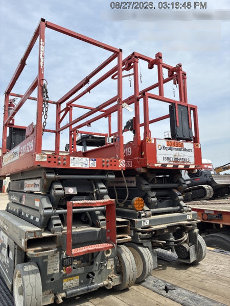 2018 Skyjack SJIII-3219 Skyjack SJIII3219 Scissor Lift w/Trojan Batteries