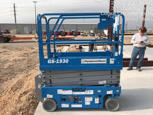 2019 Genie GS-1930 Fixed rails with chain Entry