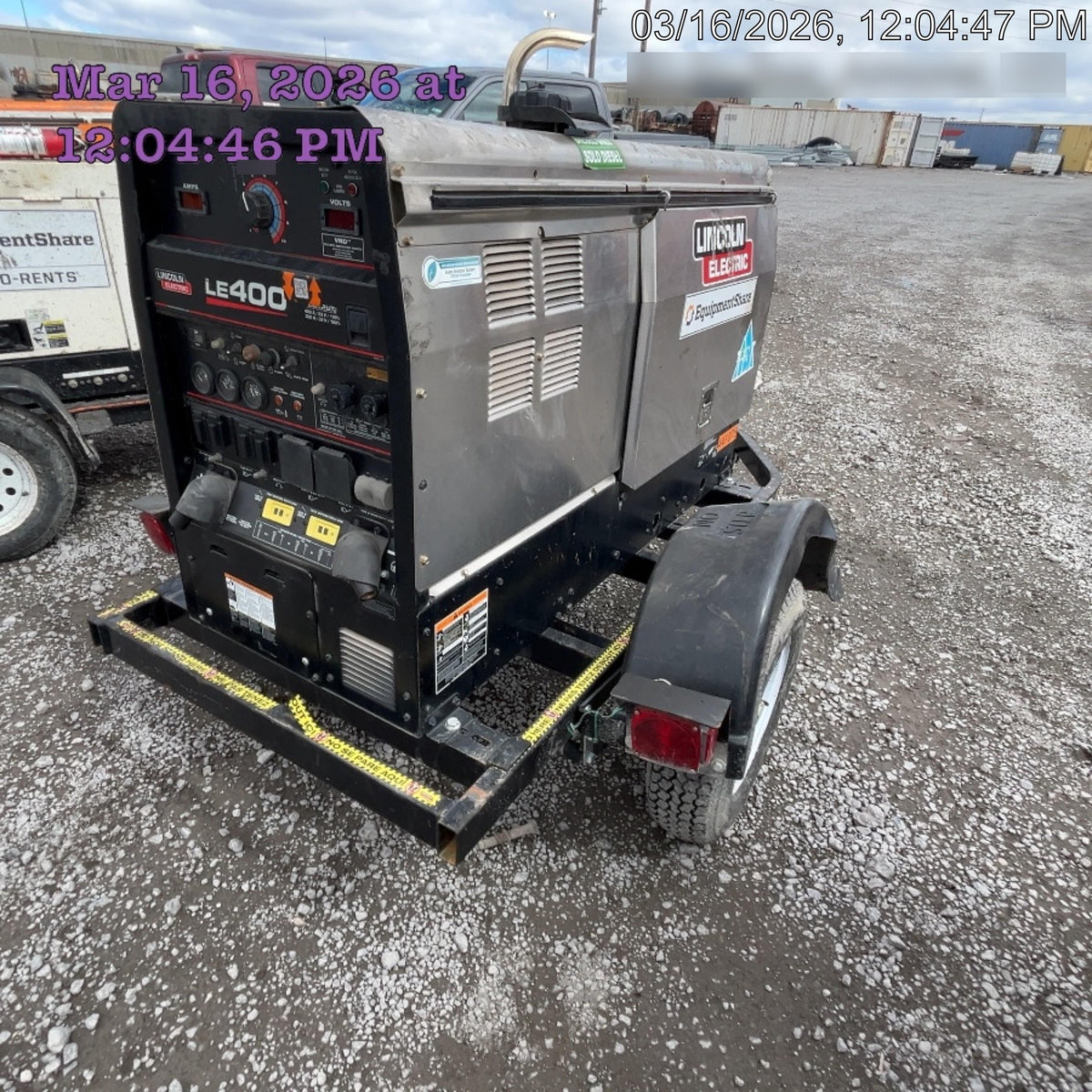 2024 Lincoln Electric LE400 Kubota V1505, Trlr, Cable Rack, Light Kit, ES Decals, T3