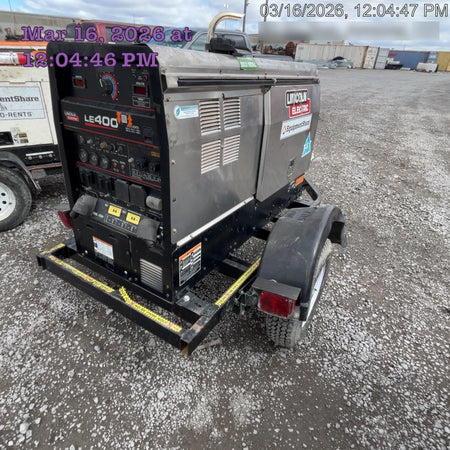 2024 Lincoln Electric LE400 Kubota V1505, Trlr, Cable Rack, Light Kit, ES Decals, T3