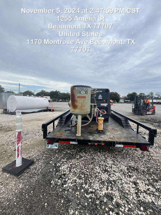 2024 TEXAS PRIDE TRAILERS 18'-20' Lowboy Sand Blasting Unit
