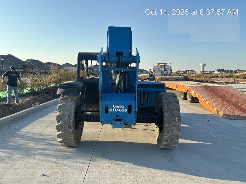 2017 Genie GTH-636 Genie GTH636 Telehandler, 48" Carriage, Solid Tires