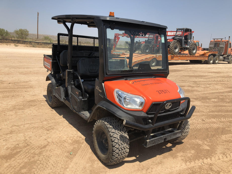 2019 Kubota RTV-X1140W-H 4wd Utility Cart, LED Strobe, Windshield Tempered Glass, Plastic Canopy, Wire Harness Kit, Backup Alarm