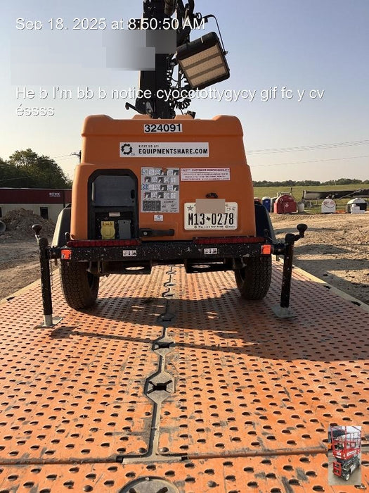 2023 Generac MLT2 Diesel, Flex Switch 120V Input, Powerzone Controller, (4) 320W LED Lights, 4kW Generator, 39.9 Gal Fuel Tank, 2" Ball, T3