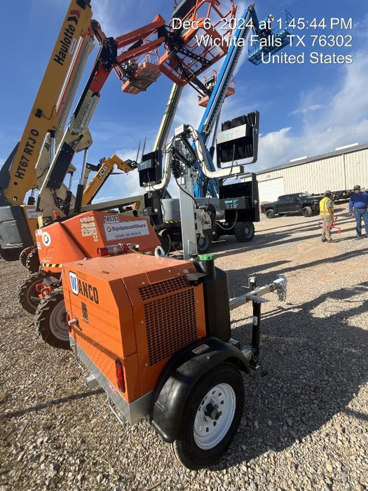 2024 Wanco WLTT-4MM4K Diesel, Deep Sea Controller, Shore Power Plug, Auto Start, (4) 350W LED Floodlights, 4kW Generator, 60 Gal Fuel Tank, 2" Ball, T3