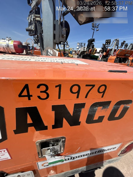 2024 Wanco WLTT-4MM4K Diesel, Deep Sea Controller, Shore Power Plug, Auto Start, (4) 350W LED Floodlights, 4kW Generator, 60 Gal Fuel Tank, 2" Ball, T3