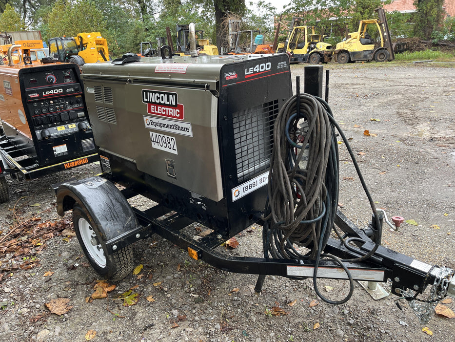 2024 Lincoln Electric LE400 Kubota V1505, Trlr, Cable Rack, Light Kit, ES Decals, T3