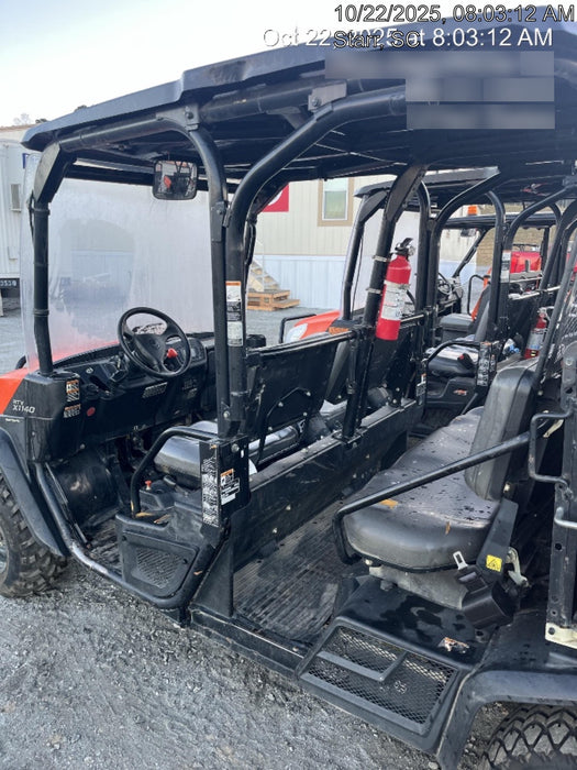 2022 Kubota RTV-X1140W-H Plastic Canopy, Windshield Acrylic Clear, LED Strobe Light, Wire Harness Kit, Back up Alarm