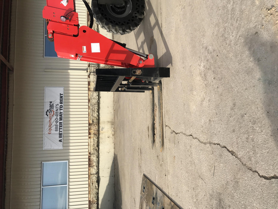 2020 Manitou MTA8044 74hp T4F, Cab/Heat/Air, Cab and Boom LED work lights, Auxiliary Hydraulics, Solid Tires, Amber strobe, Lift Hook w/66" Carriage, 60" Forks