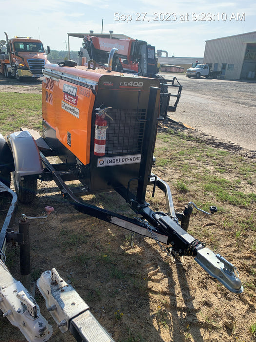 2022 Lincoln Electric LE400 Kubota V1505, Trlr, Cable Rack, Light Kit, ES Decals, T3