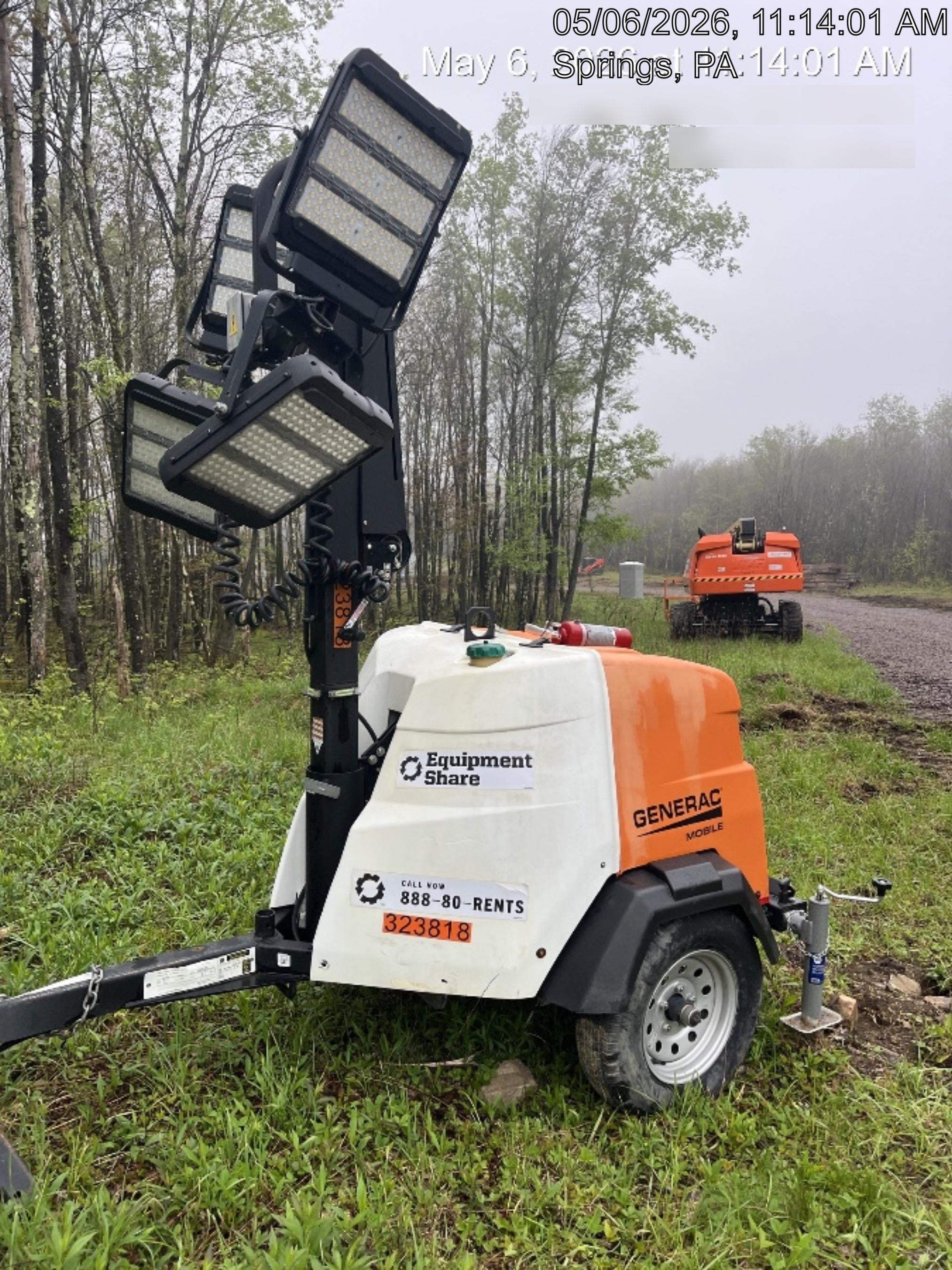 2023 Generac MLT2 Diesel, Flex Switch 120V Input, Powerzone Controller, (4) 320W LED Lights, 4kW Generator, 39.9 Gal Fuel Tank, 2" Ball, T3