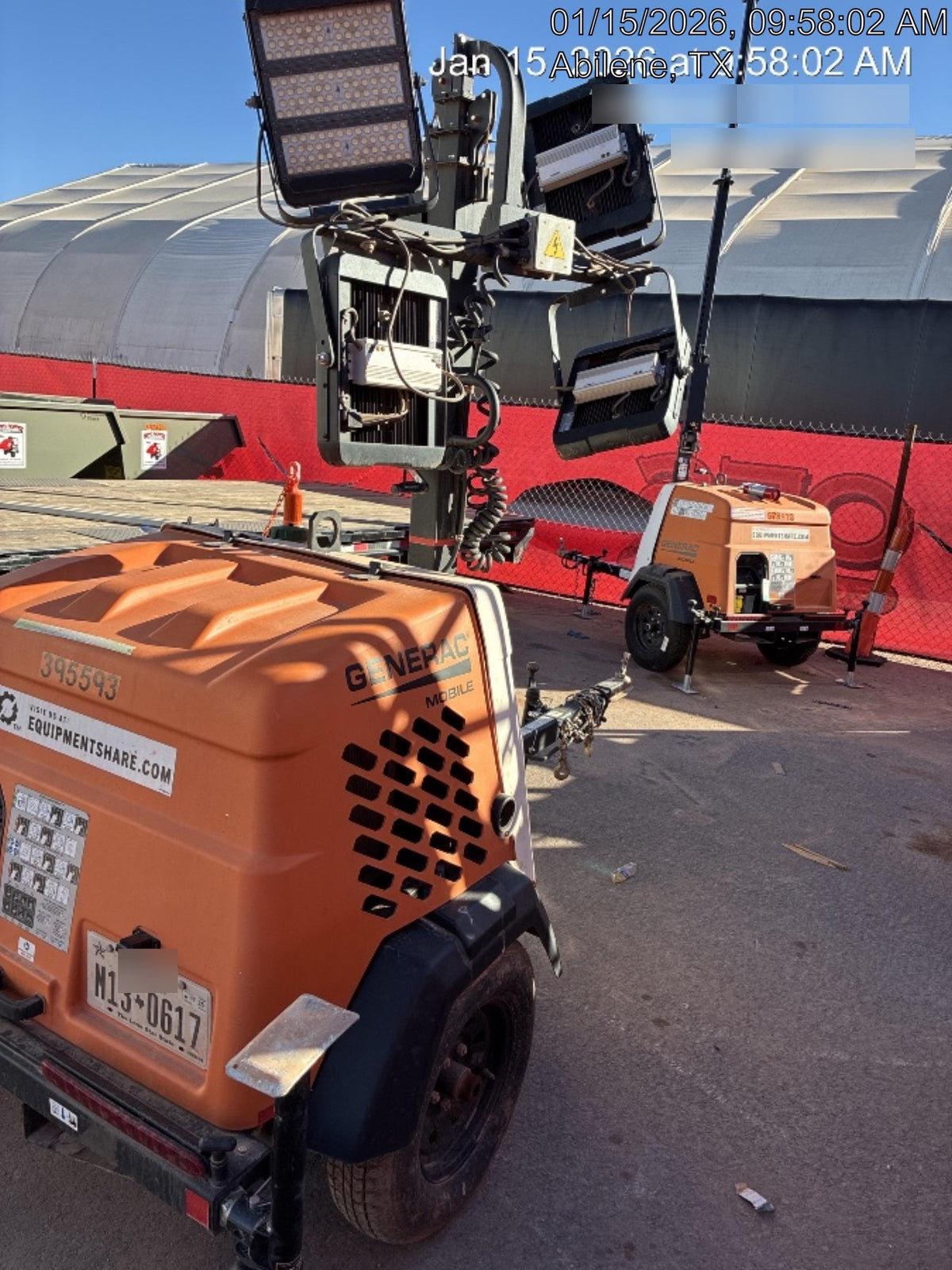 2024 Generac MLT2 Diesel, Flex Switch 120V Input, Powerzone Controller, 
(4) 320W LED Lights, 4kW Generator, 39.9 Gal Fuel Tank, 2" Ball, T3