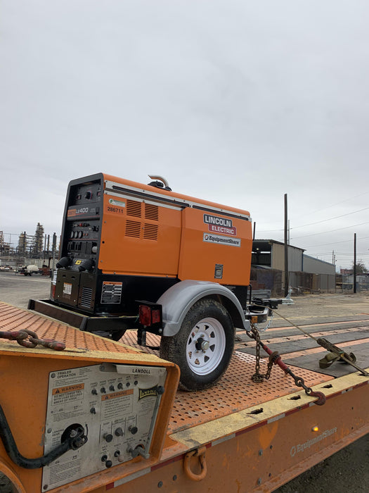 2022 Lincoln Electric LE400 Kubota V1505, Trlr, Cable Rack, Light Kit, ES Decals, T3