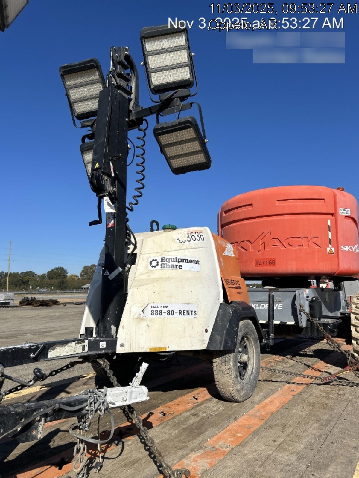2023 Generac MLT2 Diesel, Flex Switch 120V Input, Powerzone Controller, (4) 320W LED Lights, 4kW Generator, 39.9 Gal Fuel Tank, 2" Ball, T3