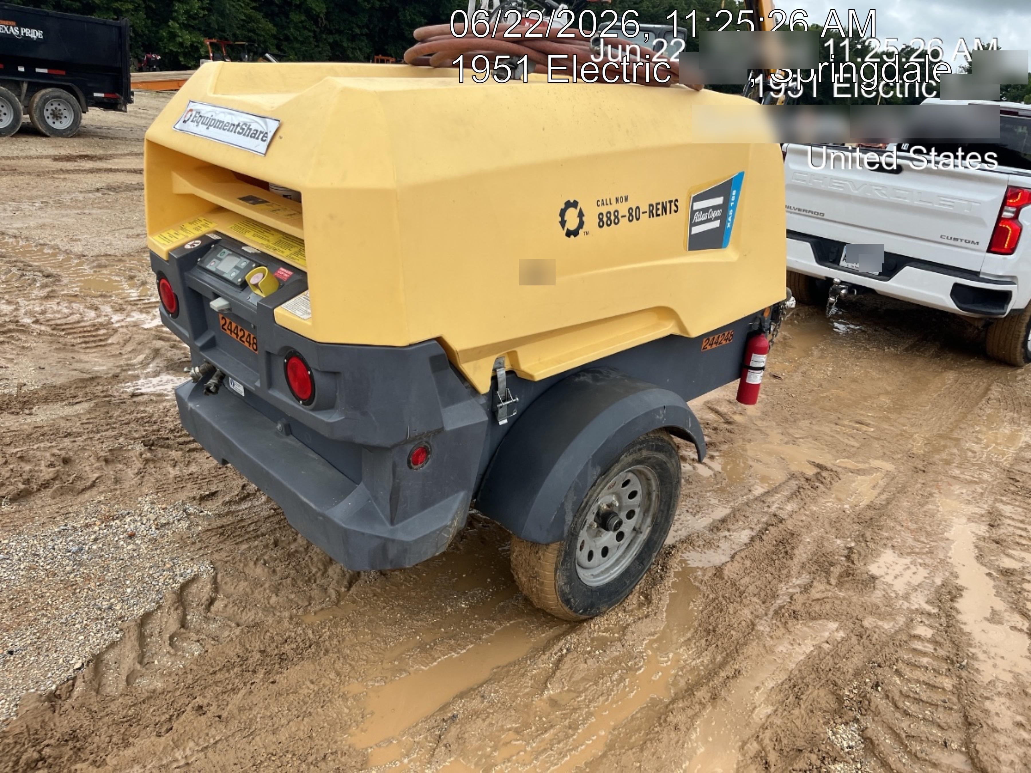 2022 ATLAS COPCO XAS188 CWK
