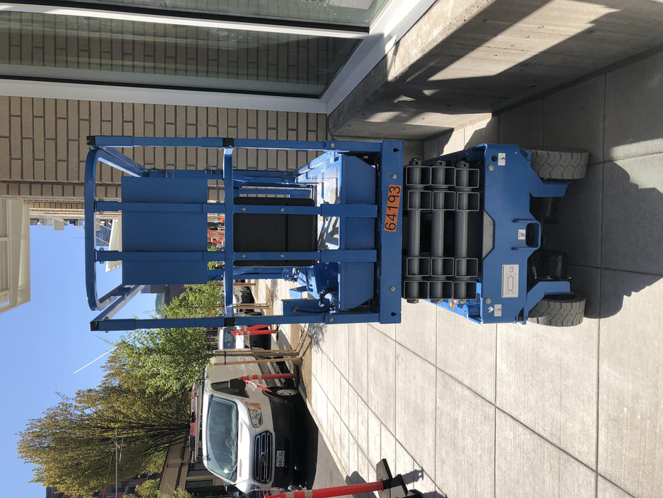 2020 Genie GS-1930 Solid Non Marking Tires, Beacon, Folding rails with half height swing gate, 800W Inverter