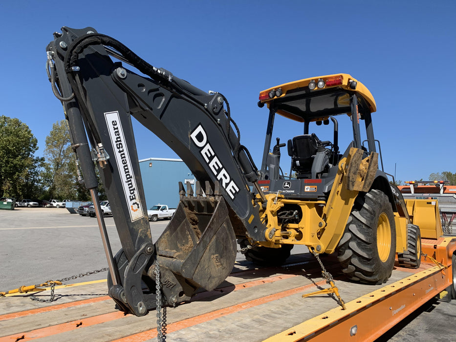 2020 John Deere 310LEP Canopy, 4WD, Standard Stick, Pilot Controls, 2 Way Hydraulics, TAG Manual QC