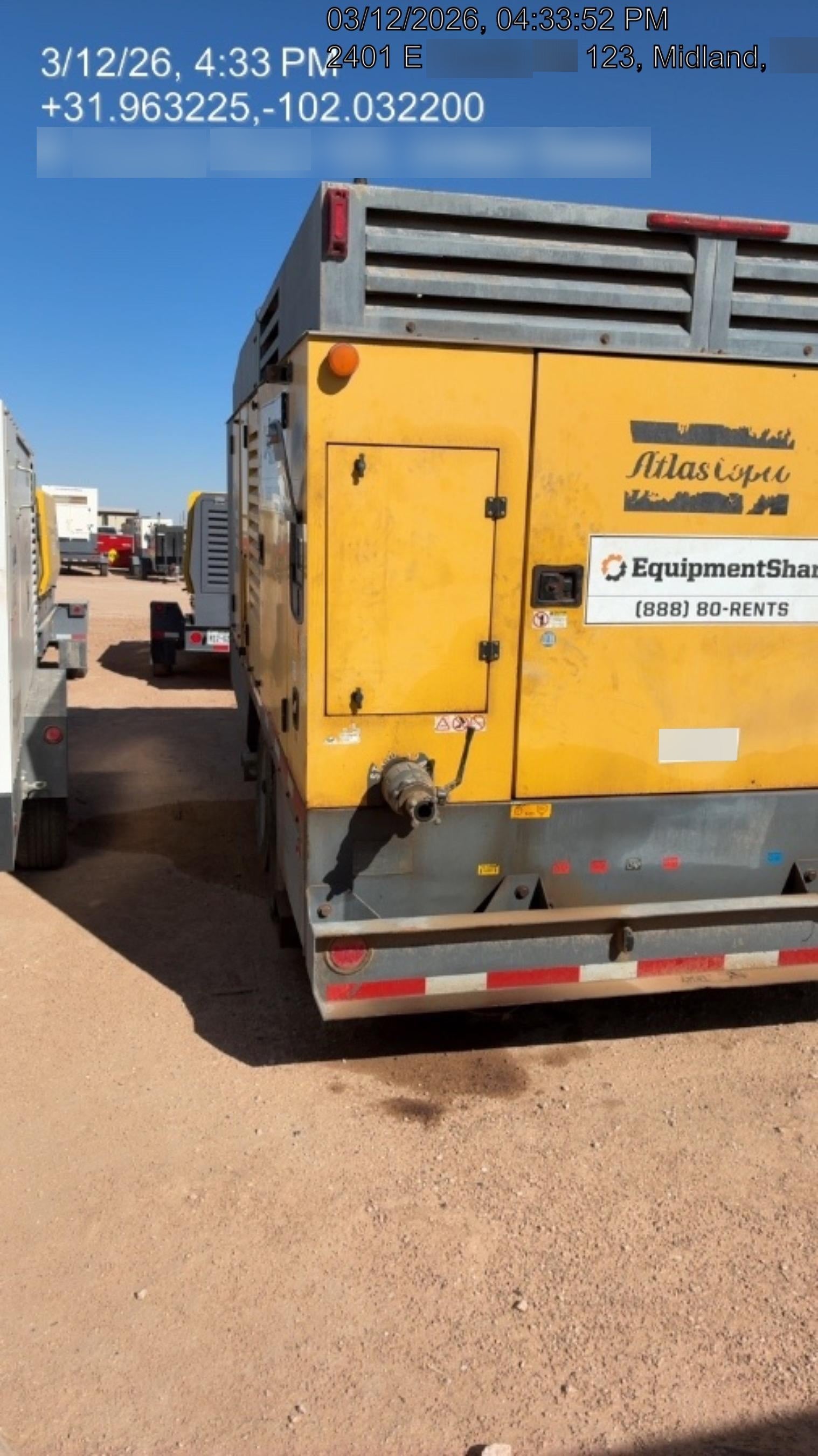 2020 ATLAS COPCO XAS 1800