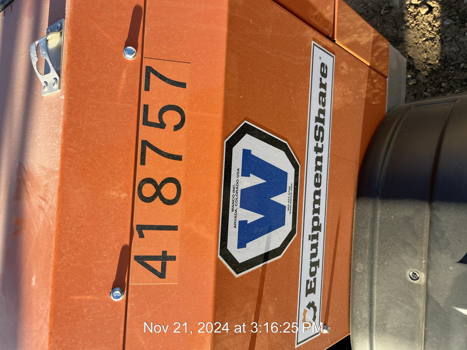 2024 Wanco WLTT-4MM4K Diesel, Deep Sea Controller, Shore Power Plug, Auto Start, (4) 350W LED Floodlights, 4kW Generator, 60 Gal Fuel Tank, 2" Ball, T3