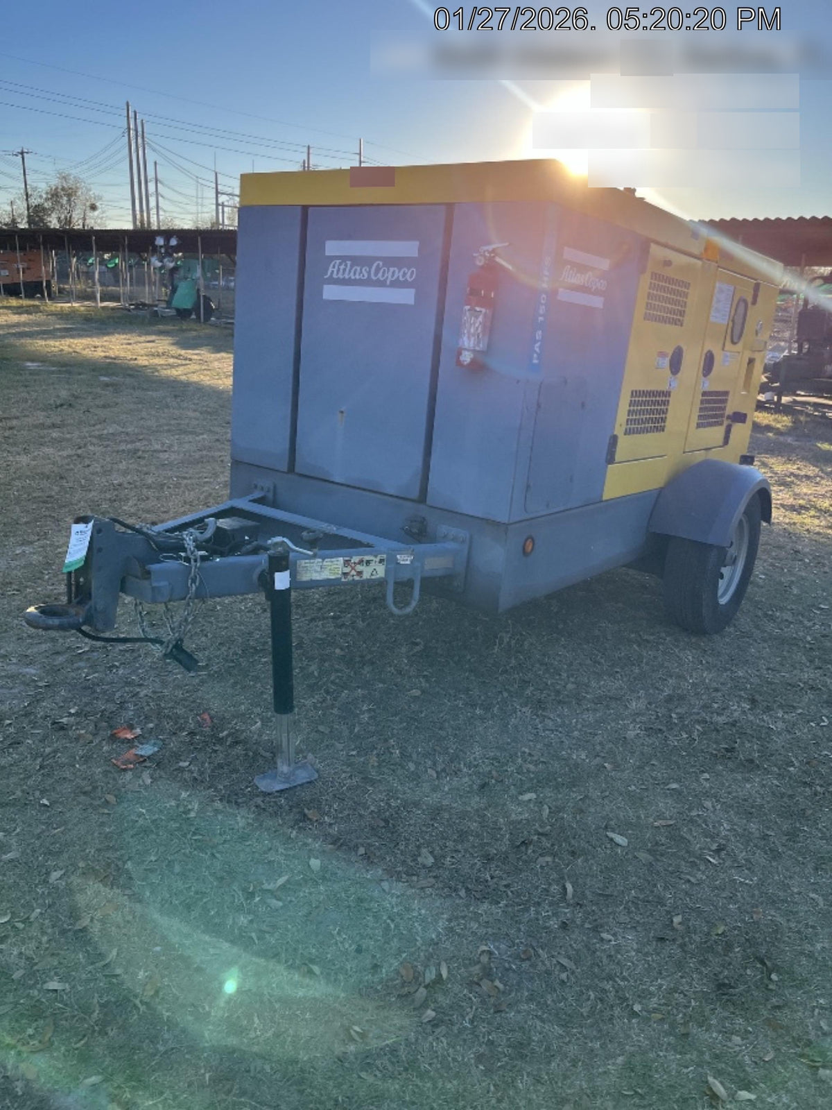 2020 ATLAS COPCO PAS 150 HF CS Enclosed
