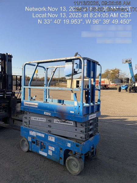 2017 Genie GS-1930 Genie GS1930 Scissor Lift