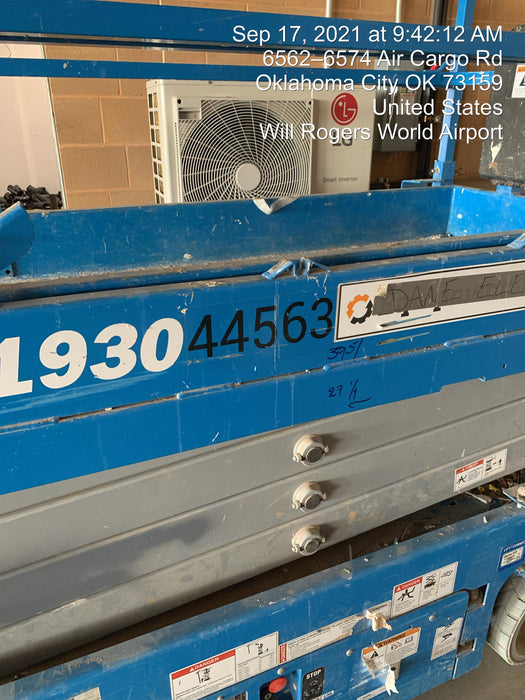 2019 Genie GS-1930 Fixed rails with chain Entry