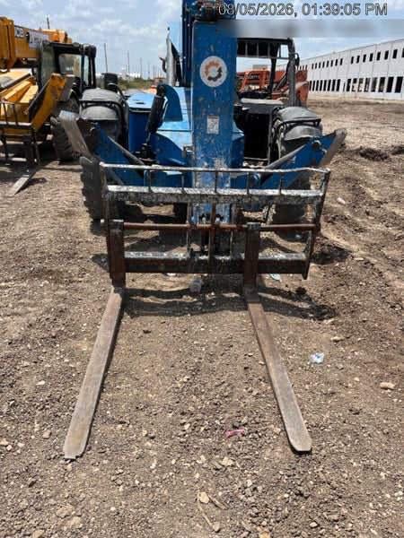 2018 Genie GTH-1056 Genie GTH-1056 w/ROPS, Work Lights, Solid Tires, RH Cab Mesh, Beacon, 60" Carriage and Forks