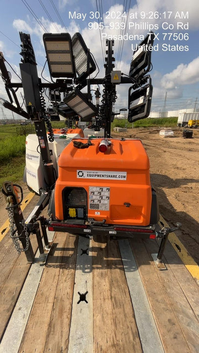 2023 Generac MLT2 Diesel, Flex Switch 120V Input, Powerzone Controller, 
(4) 320W LED Lights, 4kW Generator, 39.9 Gal Fuel Tank, 2" Ball, T3