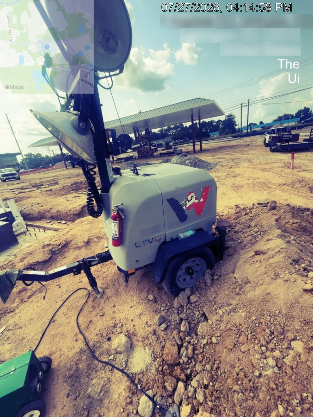 2018 Wacker Neuson LTV6K-MH Wacker Neuson LTV6K Mobile Light Tower w/Fuel Level Sensor Installed