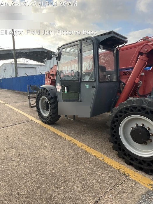 2018 Manitou MTA10055 Manitou MTA 10055 w/Cab/Heat/AC, Work Lights/Strobe, Aux Hyd, Solid Tires, Lift Hook, 66" Carriage, 60" Forks