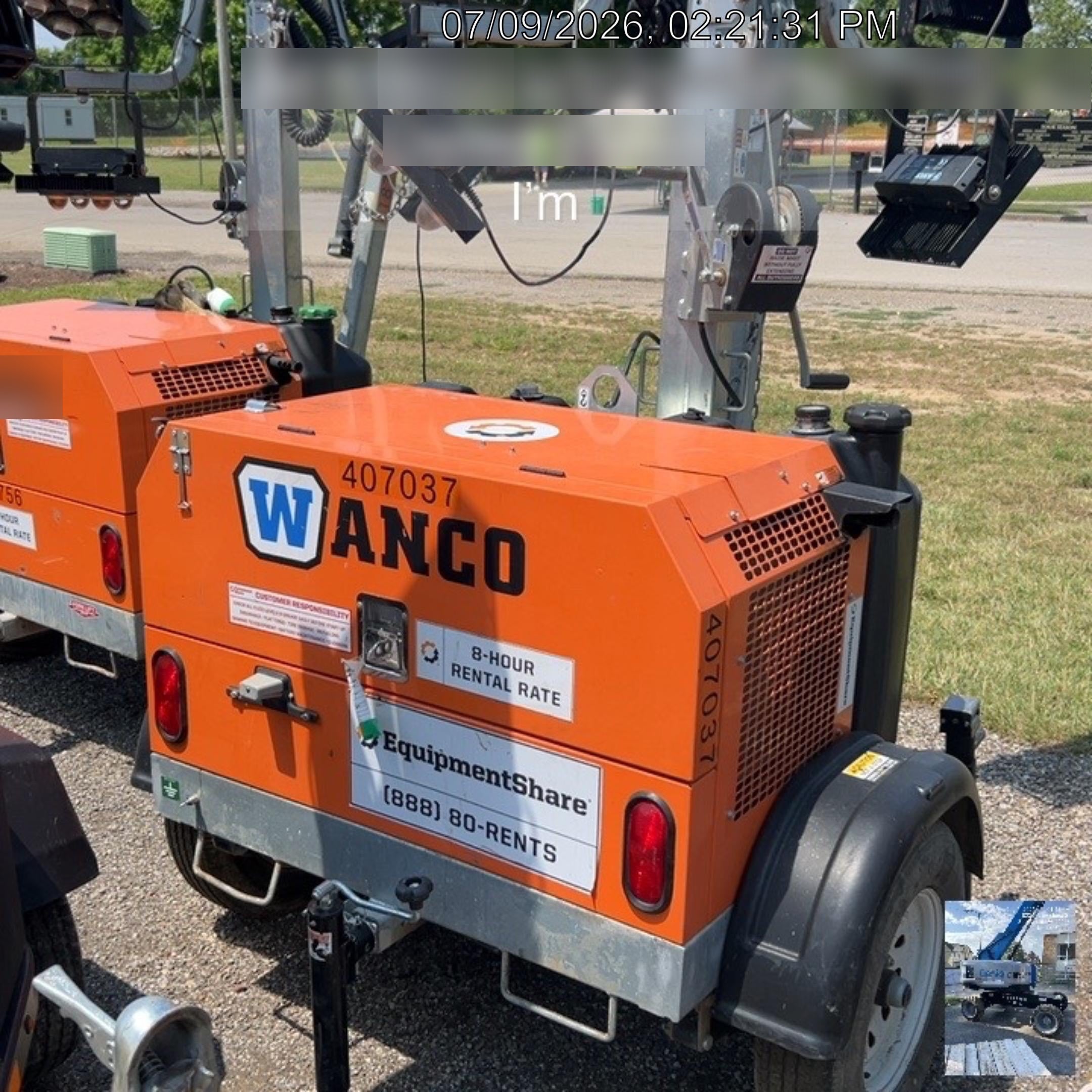 2024 Wanco WLTT-4MM4K Diesel, Deep Sea Controller, Shore Power Plug, Auto Start, (4) 350W LED Floodlights, 4kW Generator, 60 Gal Fuel Tank, 2" Ball, T3