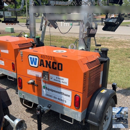 2024 Wanco WLTT-4MM4K Diesel, Deep Sea Controller, Shore Power Plug, Auto Start, (4) 350W LED Floodlights, 4kW Generator, 60 Gal Fuel Tank, 2" Ball, T3