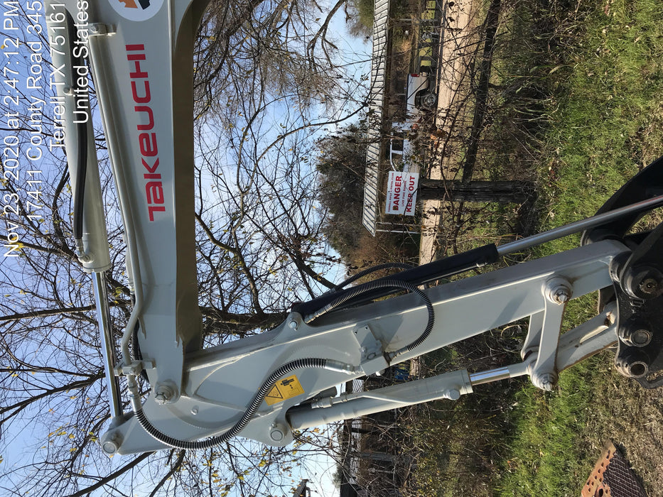 2020 Takeuchi TB250-2C Cab/Heat/Air, Rubber Tracks, Manual TAG QC