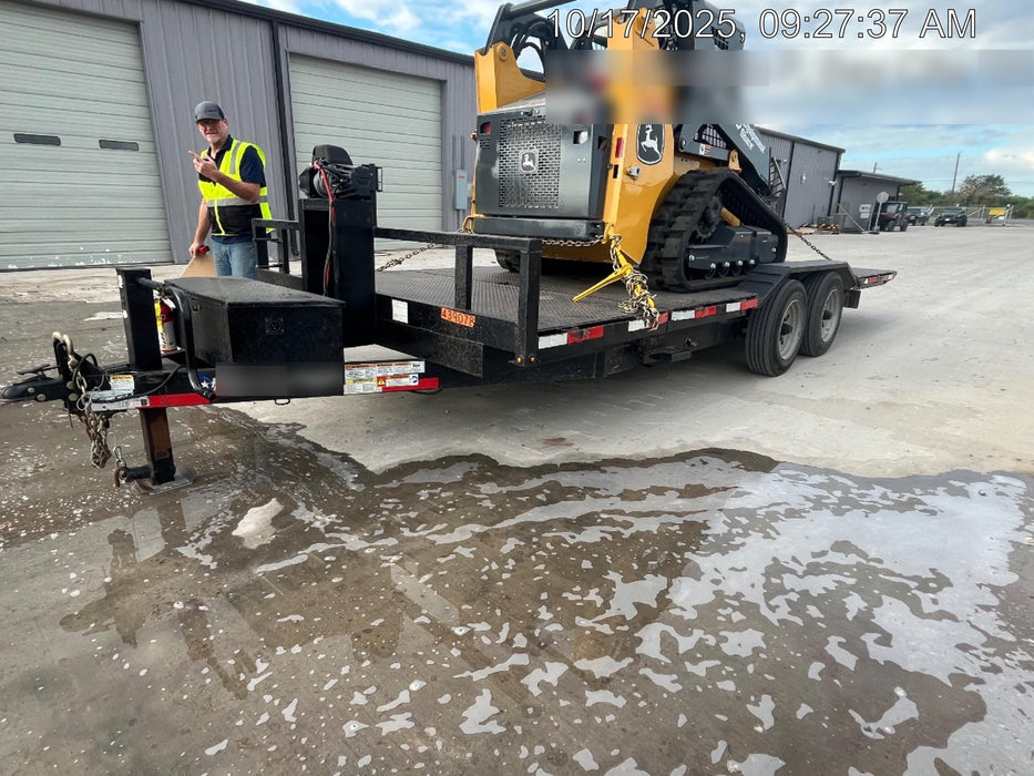 2024 TEXAS PRIDE TRAILERS 21' Lowboy Gravity Tilt Bed 14K Bumper Pull Trailer