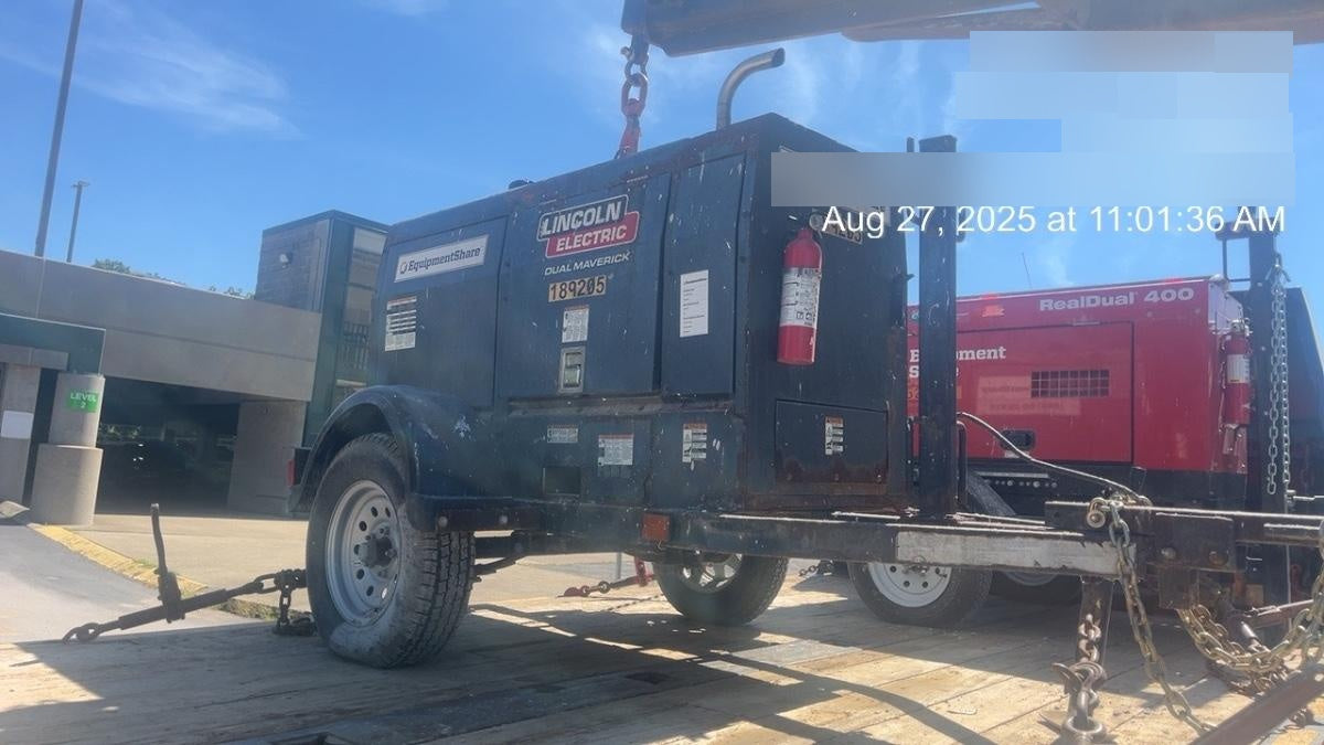 2021 Lincoln Electric Dual Maverick 200/200X Ready Pak 3, Includes Trailer, Cable Rack, Fender Light Kit