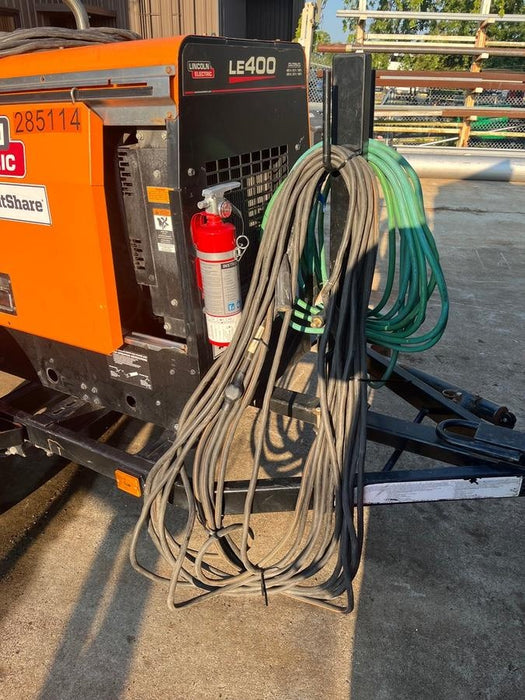 2022 Lincoln Electric LE400 Kubota V1505, Trlr, Cable Rack, Light Kit, ES Decals, T3