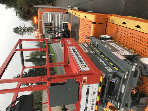 2020 Skyjack SJIII-3219 Solid NM Tires, Half height spring hinged entry gate, Dual Beacons, 800W Inverter