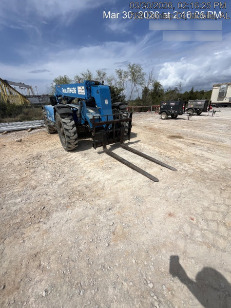 2018 Genie GTH-636 Genie GTH-636 w/Open ROPS, Solid Tires, Work Light/Beacon, 48" Carriage and Forks
