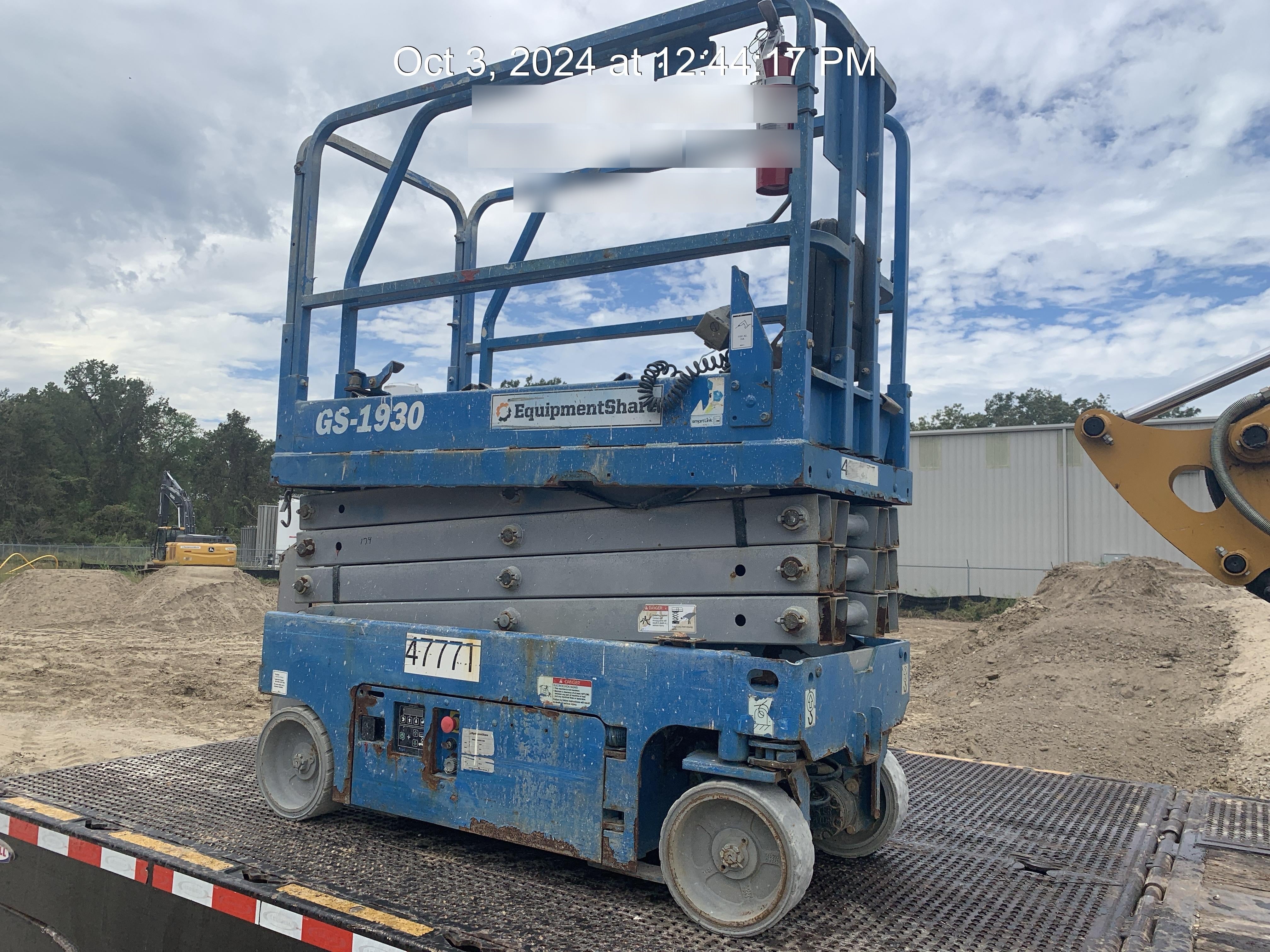 2019 Genie GS-1930 Fixed Rails with Chain Entry