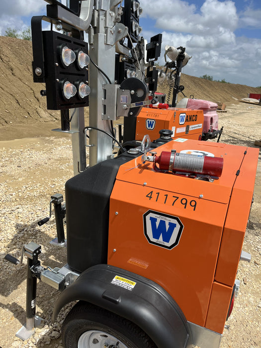 2024 Wanco WLTT-4MM4K Diesel, Deep Sea Controller, Shore Power Plug, Auto Start, (4) 350W LED Floodlights, 4kW Generator, 60 Gal Fuel Tank, 2" Ball, T3